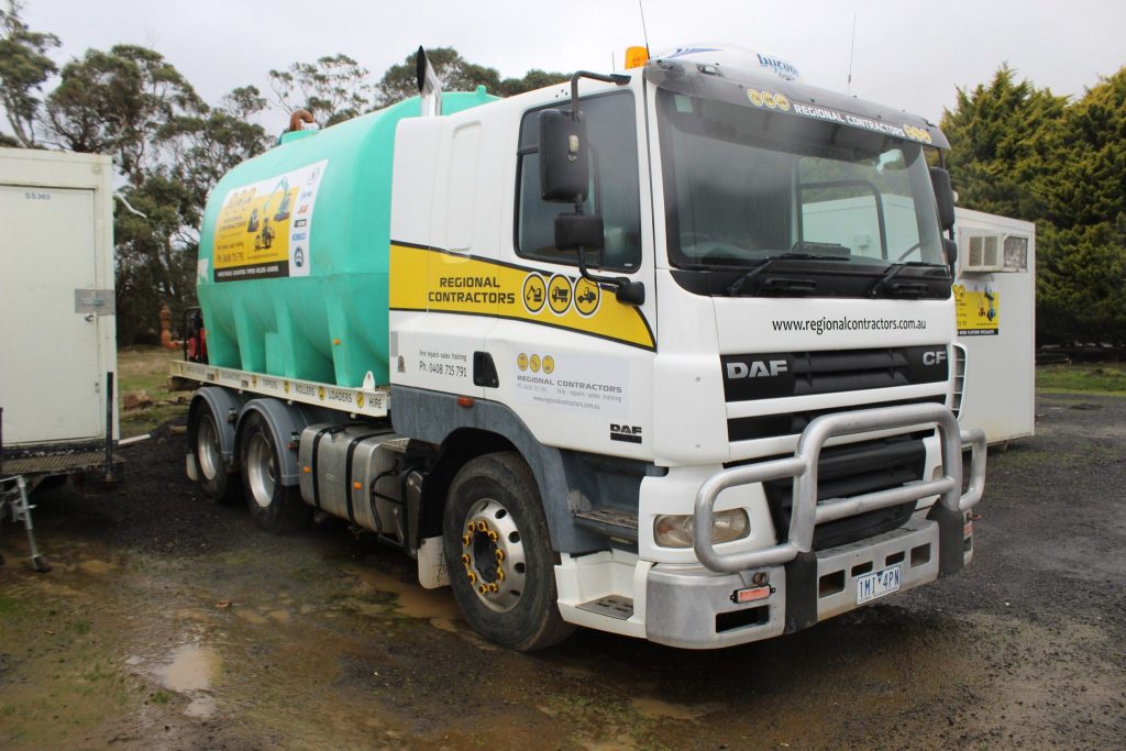 Water Trucks Regional Contractors Equipment Hire Ballarat & Apollo Bay Hire